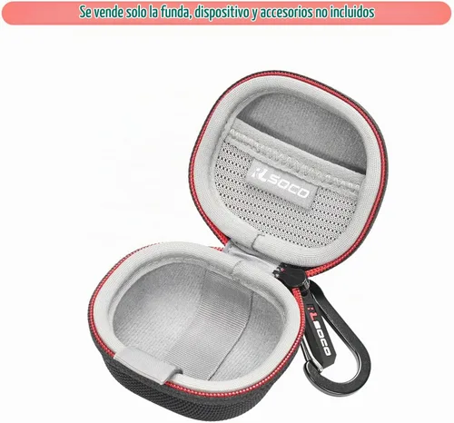 Vista 2 de RLSOCO Estuche de transporte para auriculares inalámbricos Bluetooth Anker Soundcore P20i/Life P3 con cancelación de ruido - Negro (solo funda)