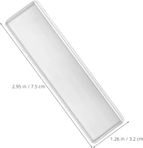 Vista 6 de 60pcs Index Card Pockets: Self Adhesive Index Sticky Label Sleeve - 3x1.26in Clear Plastic Label Holder for Storage Bins Library Office Organizing