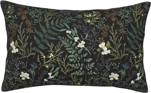 Vista 14 de Funda de almohada de caballos con múltiples capas de caballos florales, tamaño Queen, funda de almohada suave de 20 x 30 pulgadas, duradera