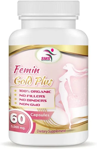 Vista 5 de Pueraria Mirifica Capsules, sin rellenos, 1000 mg diarios, suplemento de extracto de raíz orgánico, 60 cápsulas vegetales para hombres, mujeres