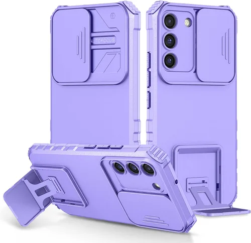 Vista 125 de Funda compatible con Samsung Galaxy M13 5G/A04 Dimensional Soporte Ventana Corredera Teléfono Móvil Funda Protectora a Prueba de Golpes para Samsung