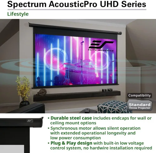 Vista 4 de Elite Screens Spectrum- Pantalla Spectrum