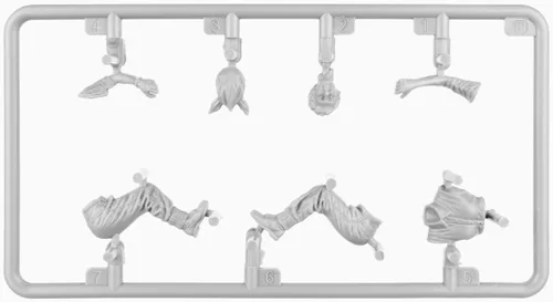 Vista 4 de MiniArt Sprue Brothers 1:35 Civilian Drivers 1930-40s Set de figuras MIA38050