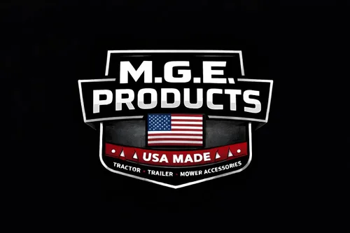 Vista 4 de M.G.E. Products - Ganchos de Cadena Atornillables para Tractor Compacto, Anillos en D, Receptor, Universal Negro