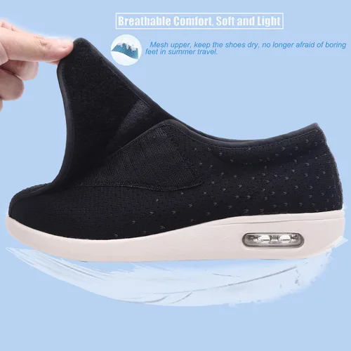 Vista 2 de W&LESVAGO Diabetic Shoes for Women Easy OnOff, Lightweight Breathable Adjustable Closure Walking Sneakers