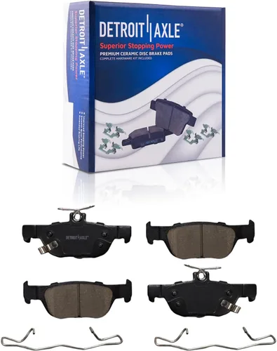 Vista 31 de Detroit Axle - Kit de freno trasero para Chevy GMC Silverado Sierra Suburban 1500 Yukon Tahoe Avalanche Cadillac Escalade Pinza de freno de disco