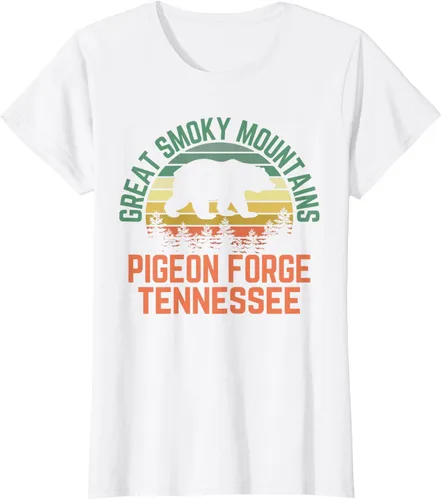 Vista 19 de Camiseta Pigeon Forge Great Smoky Mountains National Park Tennessee, Negro, S