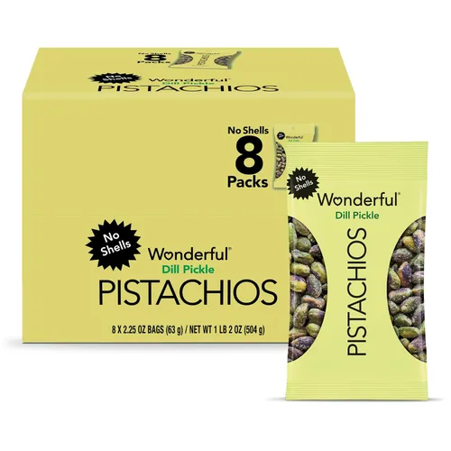 Vista 12 de Maravillosos Pistachos Sin Cáscara, Nueces Asadas al Chile, Bolsa resellable de 22 onzas, Aperitivos con Proteína, Sin gluten, Snack Saludable