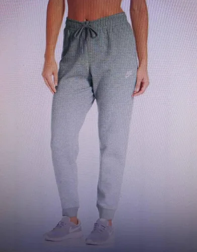 Vista 16 de Nike NSW - Pantalón ajustado de vellón para mujer Negro/Blanco