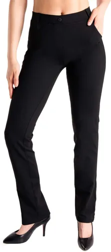 Vista 3 de Yogipace - Pantalones deportivos de yoga y de vestir para mujer, con trabillas para cinturón y pierna recta, disponibles en talla pequeña, regular