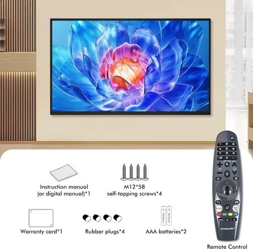 Vista 4 de Televisión inteligente impermeable de 55 pulgadas, 2500 nits ultra brillante 4K UHD, IP65 resistente a la intemperie, Dolby Atmos y asistente