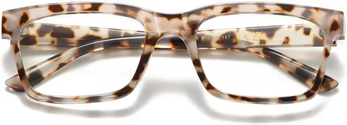 Vista 8 de kimorn Lentes de bloqueo de luz azul, antifatiga ocular y protección UV, lentes de marco rectangular para mujeres y hombres