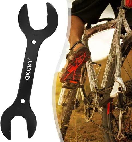 Vista 7 de QKURT Llave de auriculares de bicicleta 4 en 1, 30/32/36/1.575 in de alta resistencia para auriculares de bicicleta