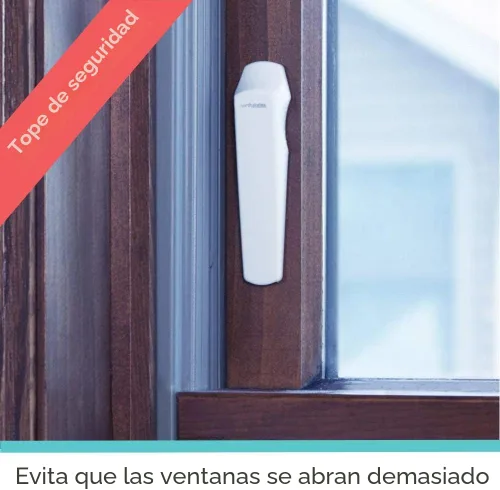 Vista 4 de Toddleroo by North States - Cerraduras de cuña para ventanas y puertas a prueba de bebés: cerraduras de ventana a prueba de niños - Paquete de 4