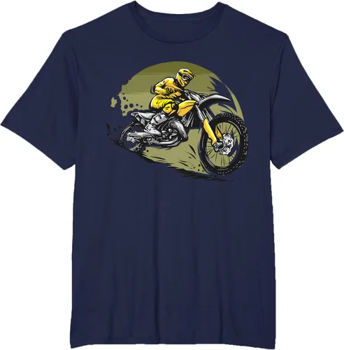 Vista 69 de Camiseta de motocross Supermotard Enduro, Negro, S