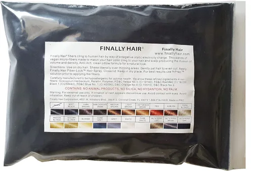 Vista 8 de Finally Hair Bolsa de recarga de fibras, 1.98 oz de corrector de pérdida de cabello premium en una bolsa de repuesto (Auburn)