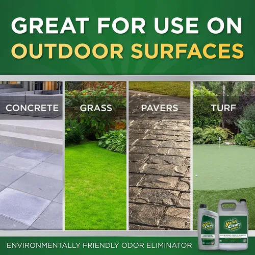 Vista 5 de Orine OFF Yard Clean Green Eliminador de olores para patios y perreras Eliminador de olores para gatos y perros Respetuoso con el medio ambiente