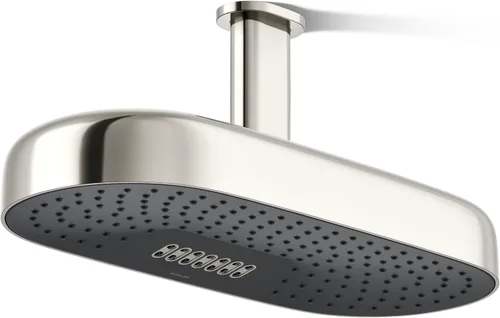 Vista 15 de KOHLER 26297-BL Statement™ Cabezal de lluvia oblongo, multifunción, 2.5 gpm, color negro mate
