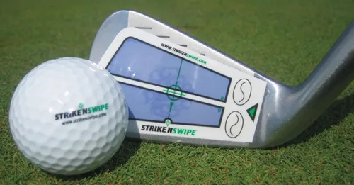Vista 3 de Charter Strike N Swipe Cinta de impacto de golf reutilizable Leadbetter