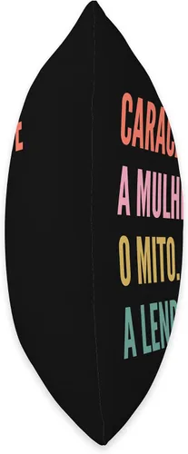 Vista 2 de Funny Portuguese First Name Design - Caracatende Throw Pillow