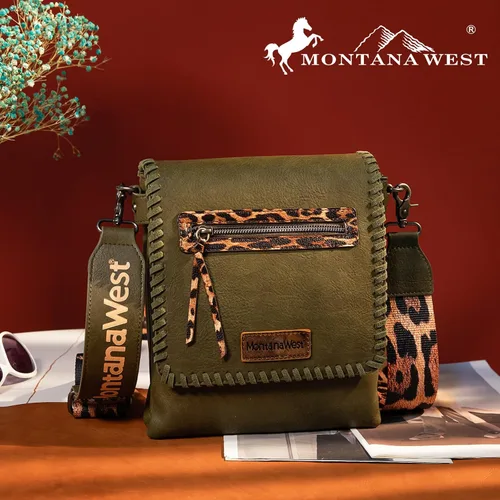 Vista 2 de Montana West Bolso cruzado para mujer, bolso de hombro con ajustable