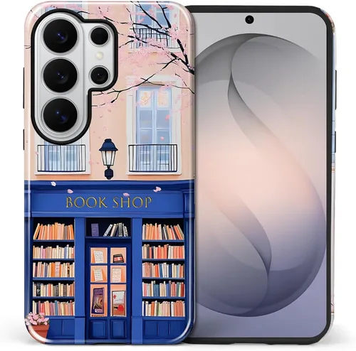 Vista 22 de Funda compatible con Samsung Galaxy S23, funda híbrida de protección rígida de 2 capas, a prueba de golpes, funda protectora resistente para Lata