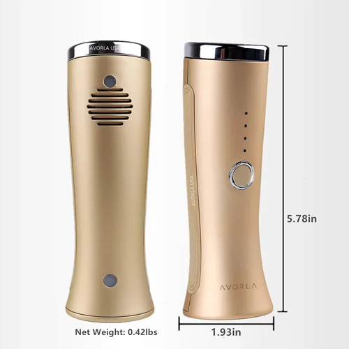 Vista 2 de AVORLA® I Red Light Infrared Therapy Facial Wand I Dispositivo de cuidado de la piel en casa, masajeador facial antiarrugas (dorado)