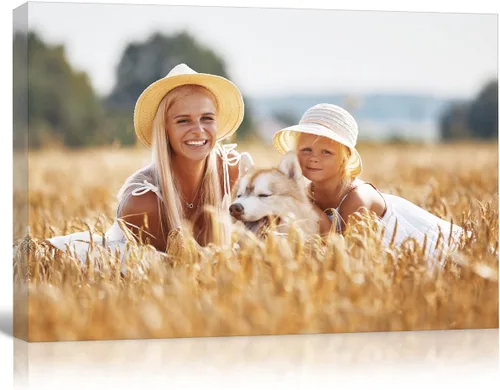 Vista 12 de GMissT Impresiones en lienzo con tus fotos – Cuadros personalizados sobre lienzo póster personalizado para decoración del hogar – Marcos flotantes
