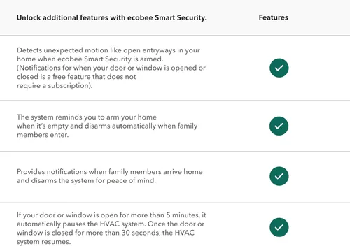 Vista 7 de ecobee - Sensor inteligente para puertas y ventanas, paquete de 2 para seguridad en el hogar Recibe alertas instantáneas cuando se abran puertas