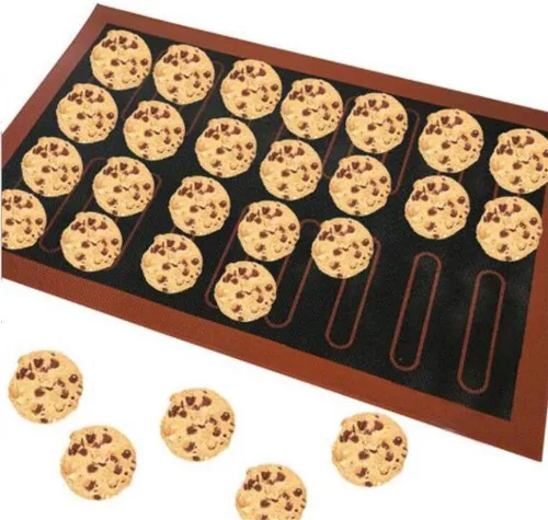 Vista 9 de Eclair - Alfombrilla de silicona antiadherente para pastelería, molde para hornear macarrón, galletas y tartas, para hornear herramientas