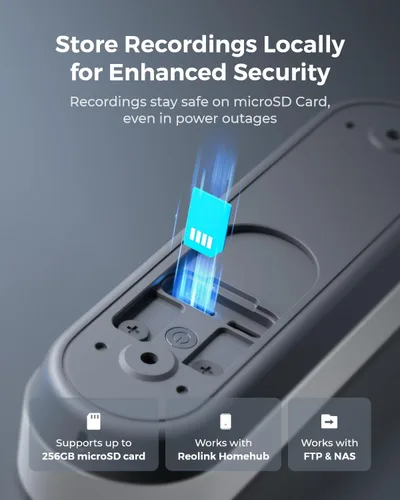Vista 10 de REOLINK - Timbre de video + Hub doméstico, timbre con batería Wi-Fi de 2K de doble banda con vista de 150°x150°, alimentado por batería, detección