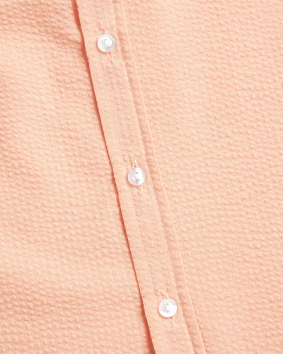 Vista 4 de DKNY Camisa de los muchachos - Camisa de manga corta con botones (Talla S-XL)