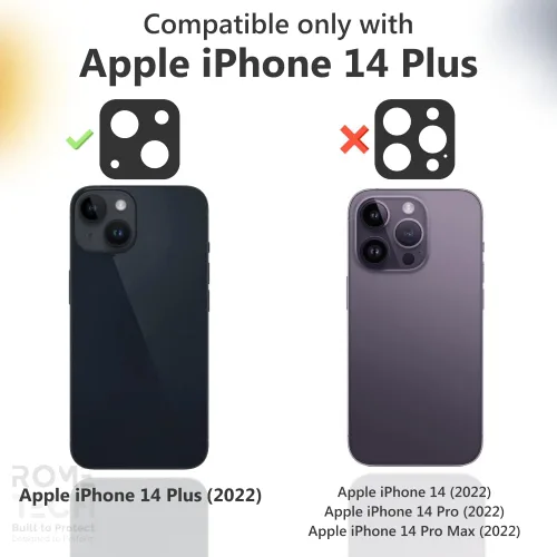 Vista 2 de Diseñada para iPhone 14 Plus - Funda con clip para cinturón y funda tipo pistolera - Funda protectora con soporte para teléfono - Negro (Puntos)