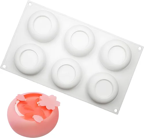 Vista 19 de Moldes de hojas de silicona, moldes de mousse en forma de hojas de 6 cavidades para chocolate, dulces, pudín, mousse, pasteles, decoración