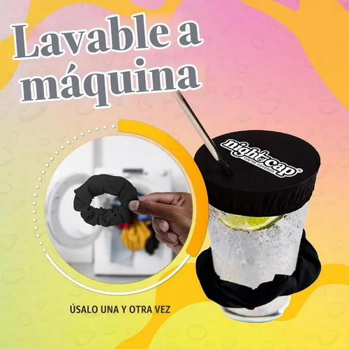 Vista 9 de Nightcap Coletero Cubrevasos - El Coletero Reutilizable para Prevención de Adulteración de Bebidas Como se Vio en Shark Tank