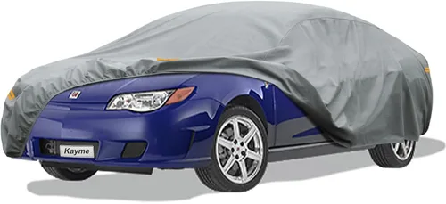 Vista 158 de Kayme Funda de Coche de Servicio Pesado Impermeable para Todo Tipo de Clima, Ajuste Personalizado para Tesla Model S, Cubierta Exterior Completa