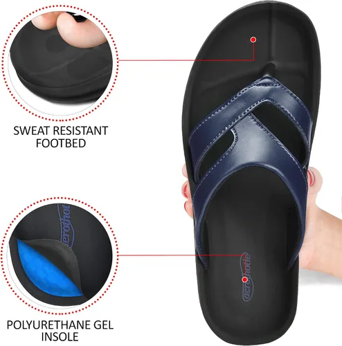 Vista 5 de AEROTHOTIC Womens Arch Supportive Casual Flip Flops