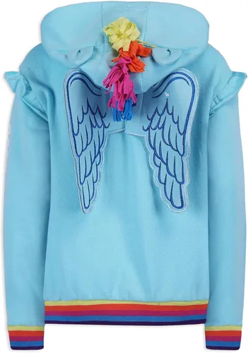 Vista 2 de My Little Pony Hasbro Rainbow Dash, Twilight Sparkle y Pinkie Pie - Sudadera con capucha y cremallera para niñas pequeñas