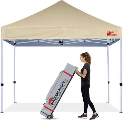 Vista 20 de MASTERCANOPY - Toldo plegable estilo tienda de campaña de 10 x 10 pies, de montura instantánea y para uso comercial, con una bolsa con ruedas