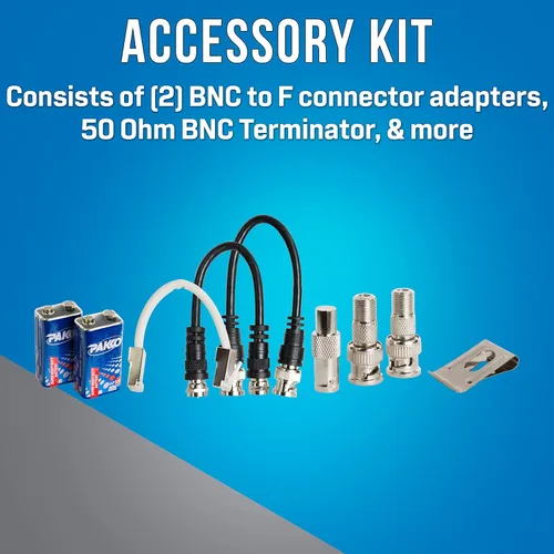 Vista 6 de Jonard Tools TETP-901 Kit de sonda y tono de probador de cables coaxiales y de red + con clips ABN