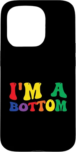 Vista 14 de Funny Gay Pride Rainbow Flag I'm A Bottom Case for iPhone 16