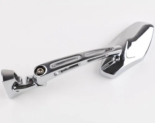 Vista 7 de Xyzctem - Espejos deportivos de carrera, de base ajustable, universales, de cromo para Honda CBR 600 1000 RR F4i F4 Suzuki GSXR 600 700 1000 1300