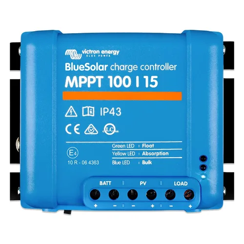 Vista 9 de Victron Energy BlueSolar MPPT Controlador de carga solar - Controladores de carga para paneles solares - 100V, 20 amperios, 48 voltios