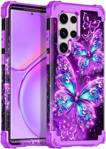 Vista 12 de Casetego Funda para Galaxy A16 5G, Tres Capas de Alta Resistencia Robusta a Prueba de Golpes, Protección Completa Rugosa de PC Duro + Parachoques