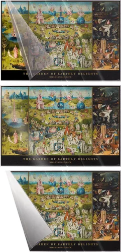 Vista 3 de Hieronymus Bosch - Garden Of Earthly Delights - Art Poster (Size: 36" x 24") (Laminated Poster)
