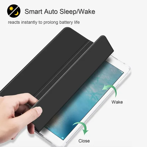 Vista 3 de Funda con soporte para lápiz solo para iPad Pro 9.7 (versión 2016), color negro