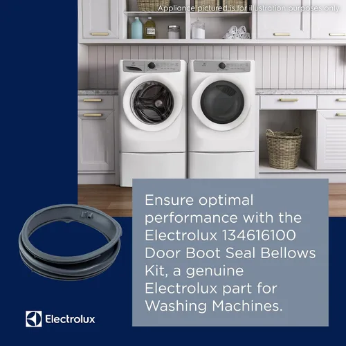 Vista 5 de Kit de sello de junta de puerta Electrolux 134616100 para lavadoras, gris