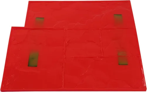 Vista 7 de Juego de 4 alfombrillas de textura de hormigón, panel de pared 3D de ladrillo de cemento F-aux, diseño interior/exterior, decoración de paneles