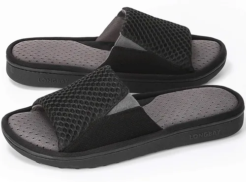 Vista 7 de Cómodas pantuflas de espuma viscoelástica para hombre