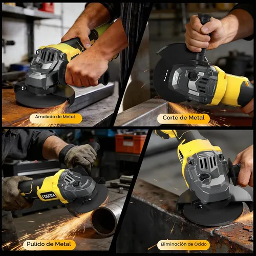 Vista 8 de Amoladora Angular Inalámbrica, Herramientas de Amoladora Eléctrica de 4-1/2 Pulgadas Compatible con Batería Dewalt 20V MAX, Amoladora Inalámbrica
